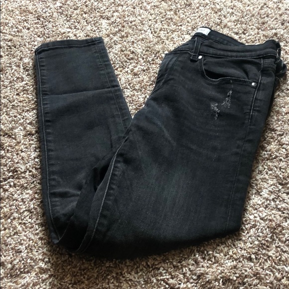 Banana Republic distressed skinny ankle jean - Picture 3 of 3
